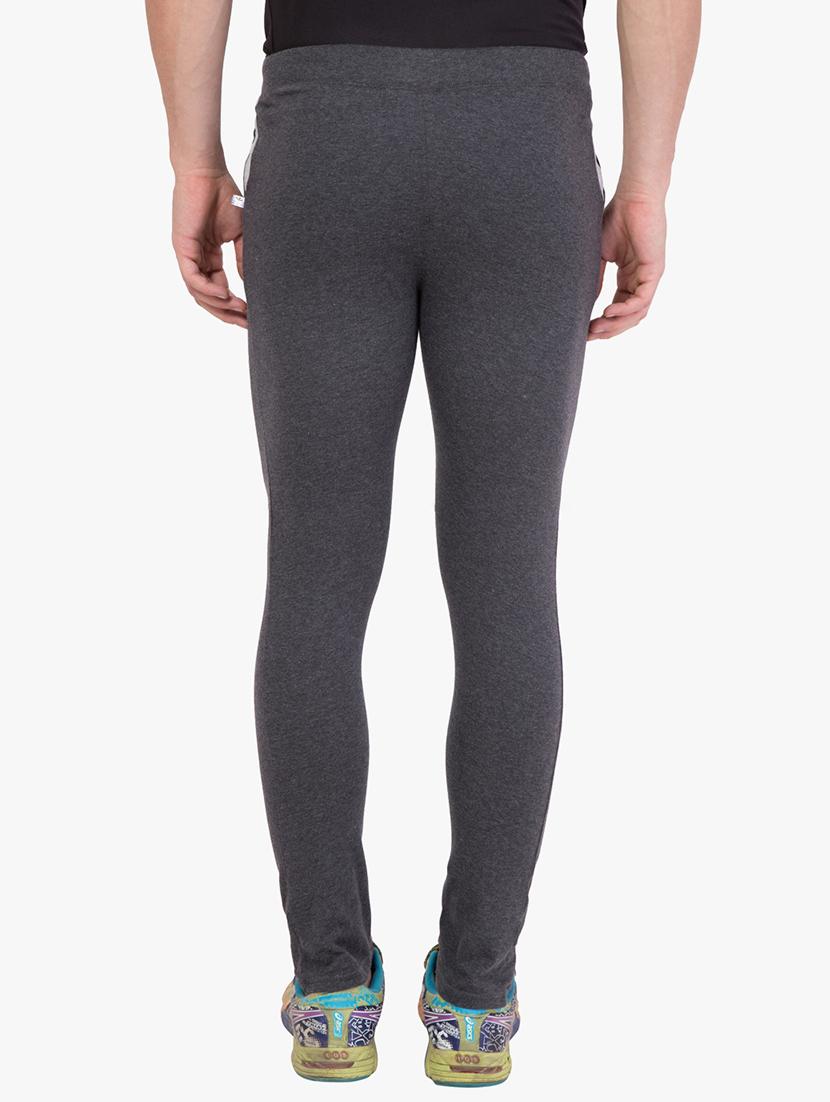 dark grey solid full length track pant - 16648492 - Zoom Image - 3