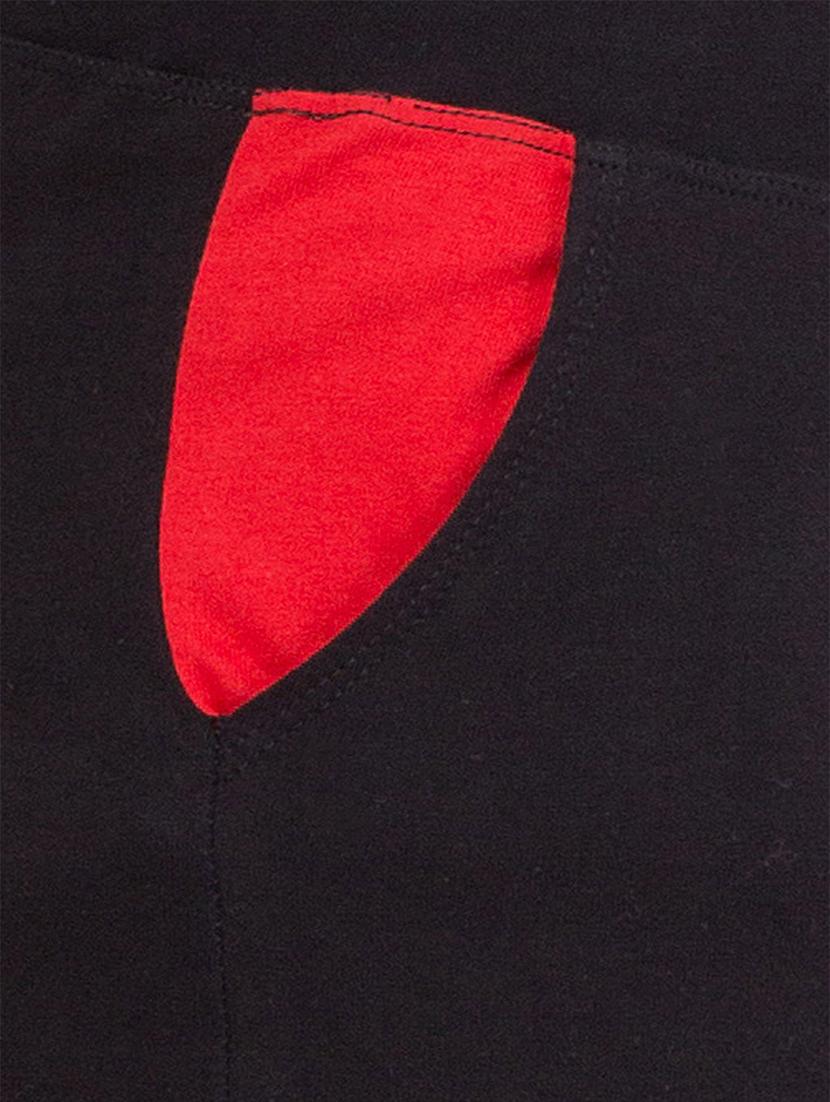 black solid full length track pant - 16648494 - Zoom Image - 5