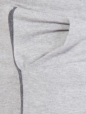 grey solid full length track pant - 16648495 - Standard Image - 5