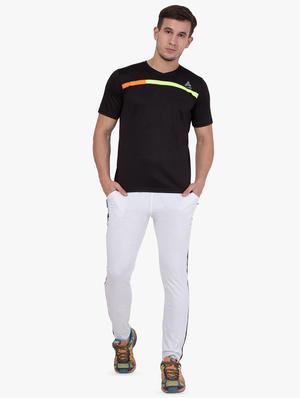 grey side striped full length track pant - 16648496 - Standard Image - 4