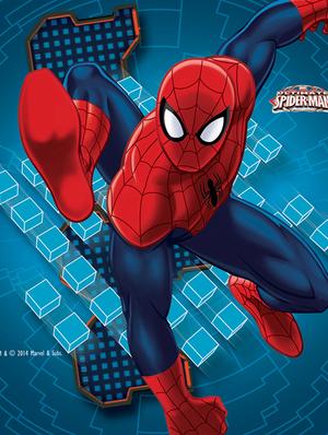 spider-man filled cushion with cover - 16648600 - Standard Image - 4