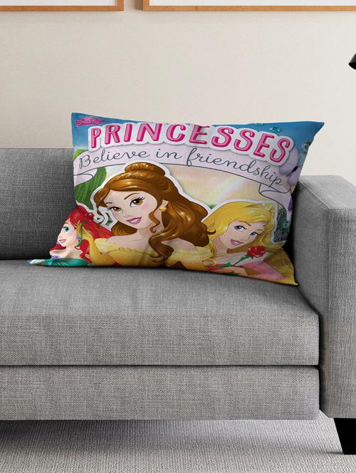 princess filled cushion cover with zipper closure. - 16648604 - Standard Image - 1