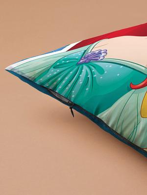 princess filled cushion cover with zipper closure. - 16648604 - Standard Image - 3