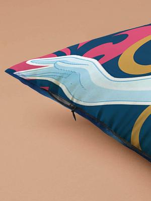 princess filled cushion cover with zipper closure. - 16648614 - Standard Image - 3
