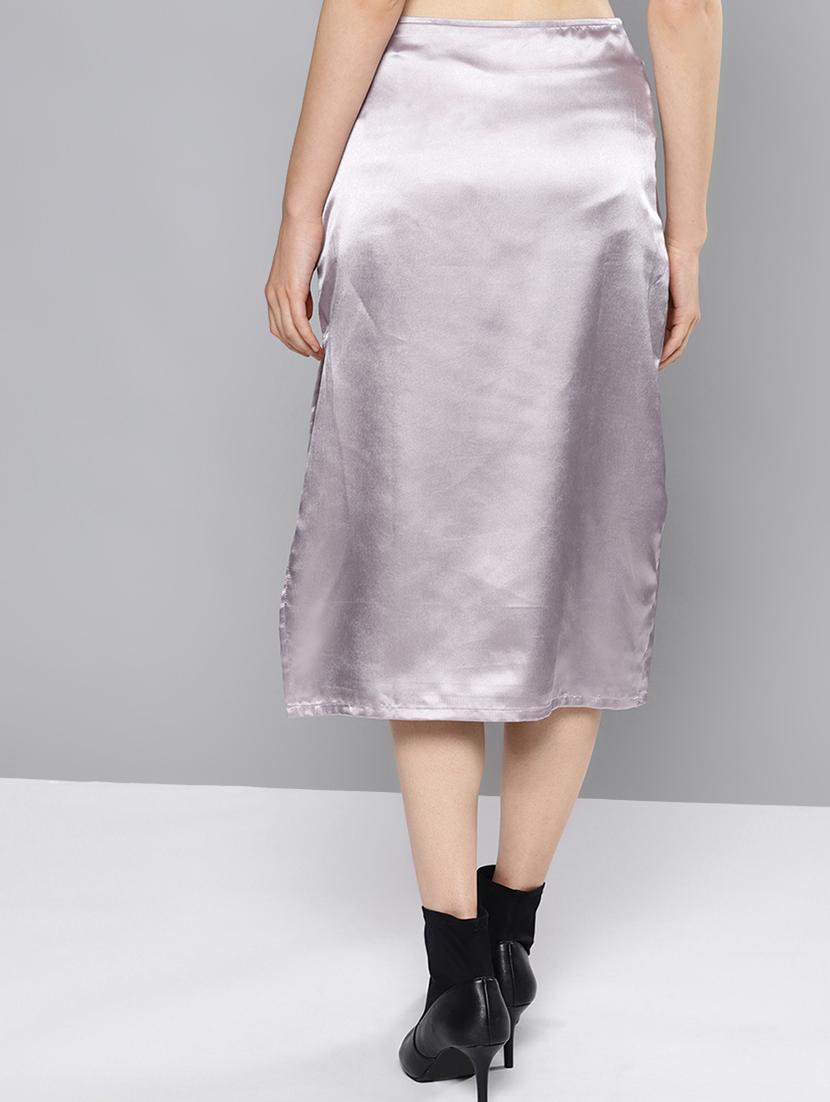 high rise side slit skirt - 16649220 - Zoom Image - 3