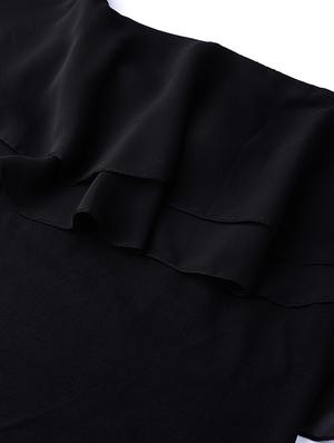 off shoulder solid bodycon dress - 16649227 - Standard Image - 5
