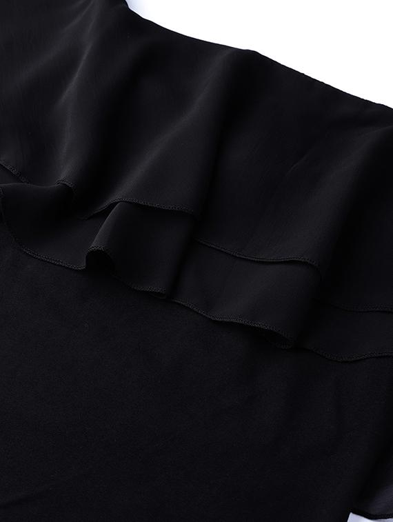 off shoulder solid bodycon dress - 16649227 - Zoom Image - 5