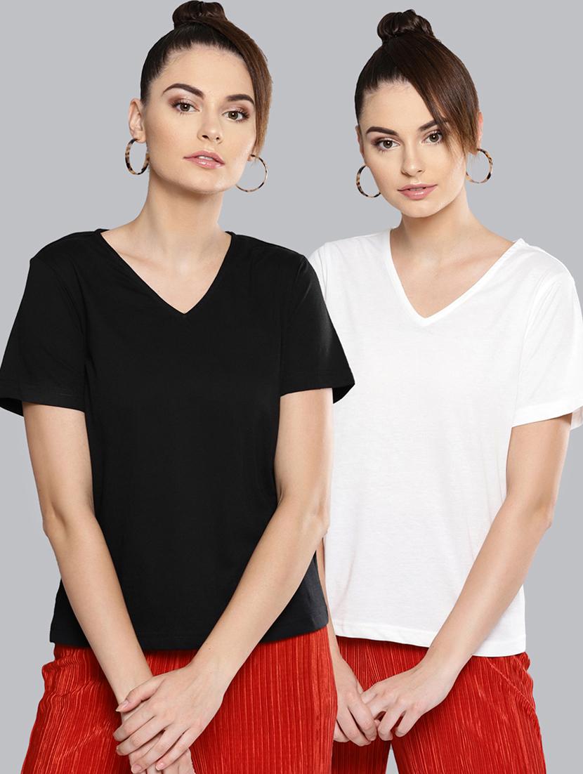 set of 2 solid tee - 16649231 - Zoom Image - 1