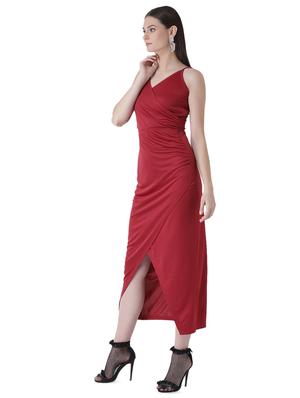 criss cross tie up back wrap dress - 16649453 - Standard Image - 2
