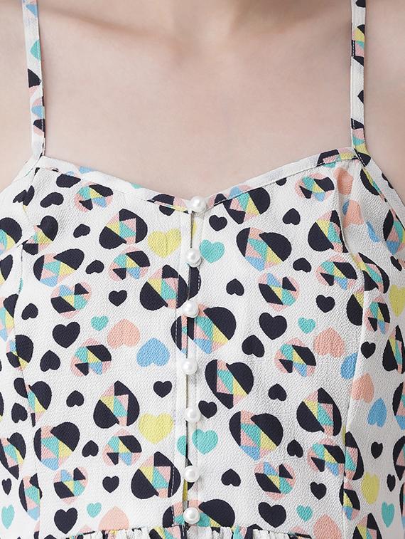 cami neck tie back peplum top - 16649465 - Zoom Image - 5