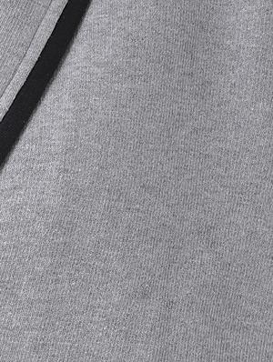 contrast piping long sleeved coat - 16649484 - Standard Image - 5