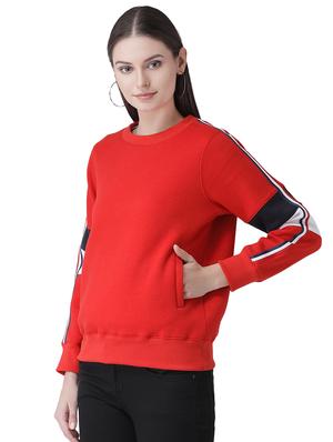 crew neck color block sweatshirt - 16649497 - Standard Image - 3