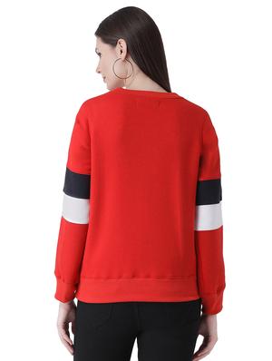 crew neck color block sweatshirt - 16649497 - Standard Image - 4