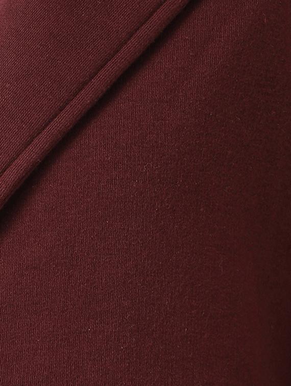 tulip sleeved lapel neck long coat - 16649506 - Zoom Image - 5