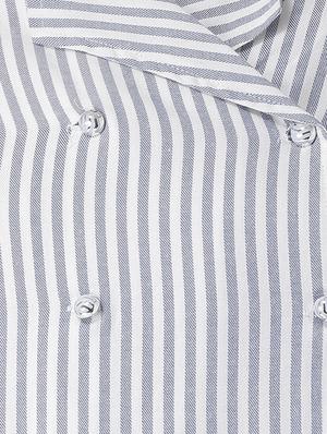 lapel neck striped shirt - 16649526 - Standard Image - 5