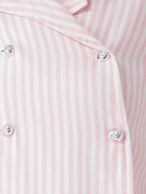 lapel neck striped shirt - 16649527 - Standard Image - 5
