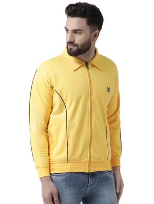 yellow solid sweatshirt - 16649657 - Standard Image - 2