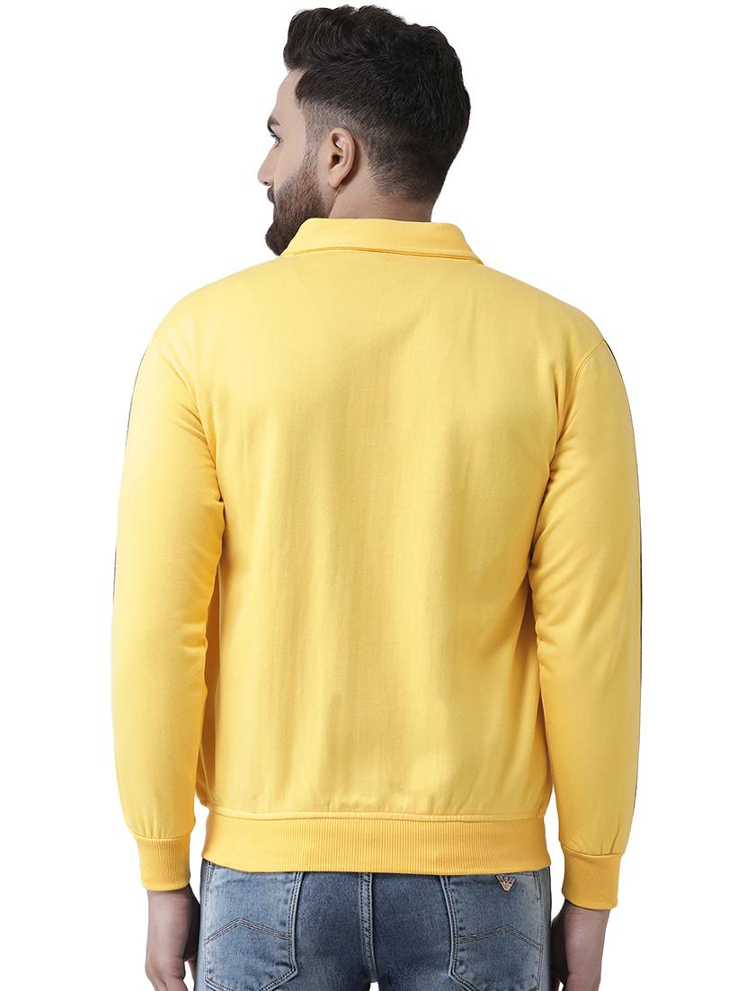 yellow solid sweatshirt - 16649657 - Zoom Image - 3
