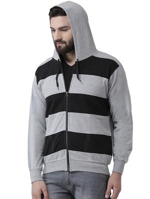 grey striped sweatshirt - 16649659 - Standard Image - 2