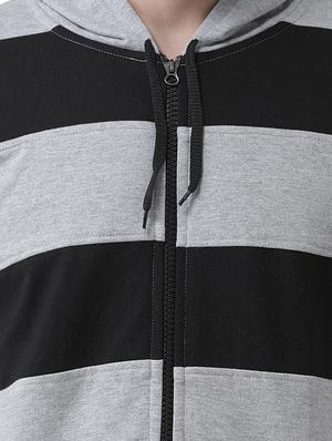 grey striped sweatshirt - 16649659 - Standard Image - 5