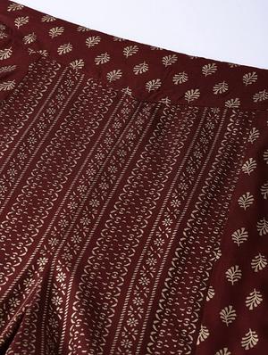 yoke embroidered kurta palazzo set - 16649930 - Standard Image - 5