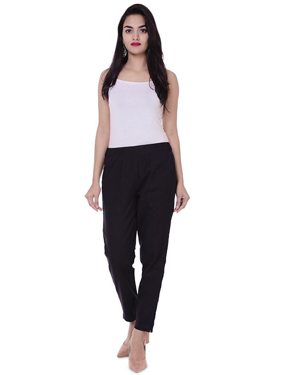 high rise pleated trouser - 16649986 - Zoom Image - 4