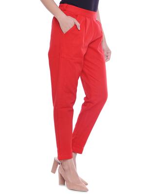 high rise pleated trouser - 16649991 - Standard Image - 2