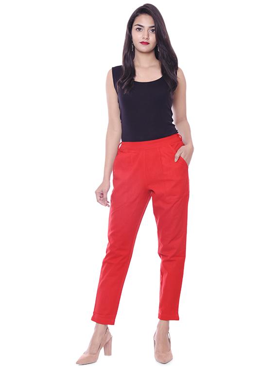 high rise pleated trouser - 16649991 - Zoom Image - 4