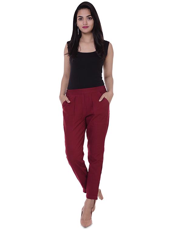 high rise pleated trouser - 16649992 - Zoom Image - 4