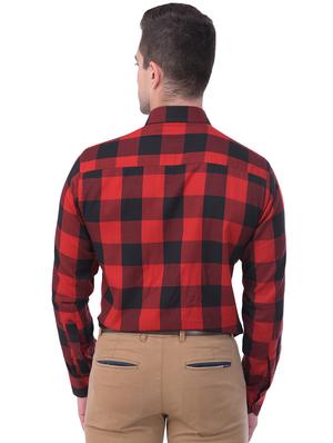 red checkered formal shirt - 16650514 - Standard Image - 3