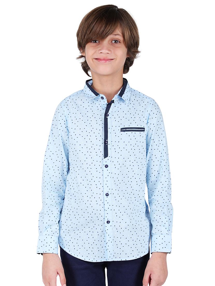 blue cotton shirt - 16650651 - Zoom Image - 1