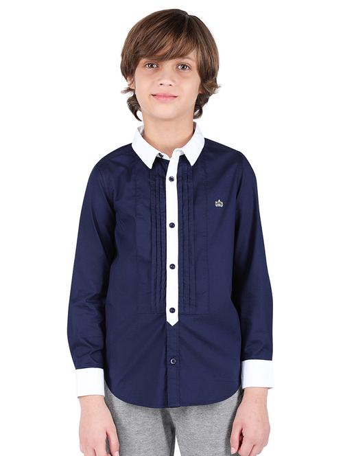 blue cotton shirt - 16650659 - Standard Image - 1