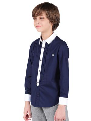 blue cotton shirt - 16650659 - Standard Image - 2