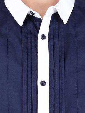 blue cotton shirt - 16650659 - Standard Image - 5
