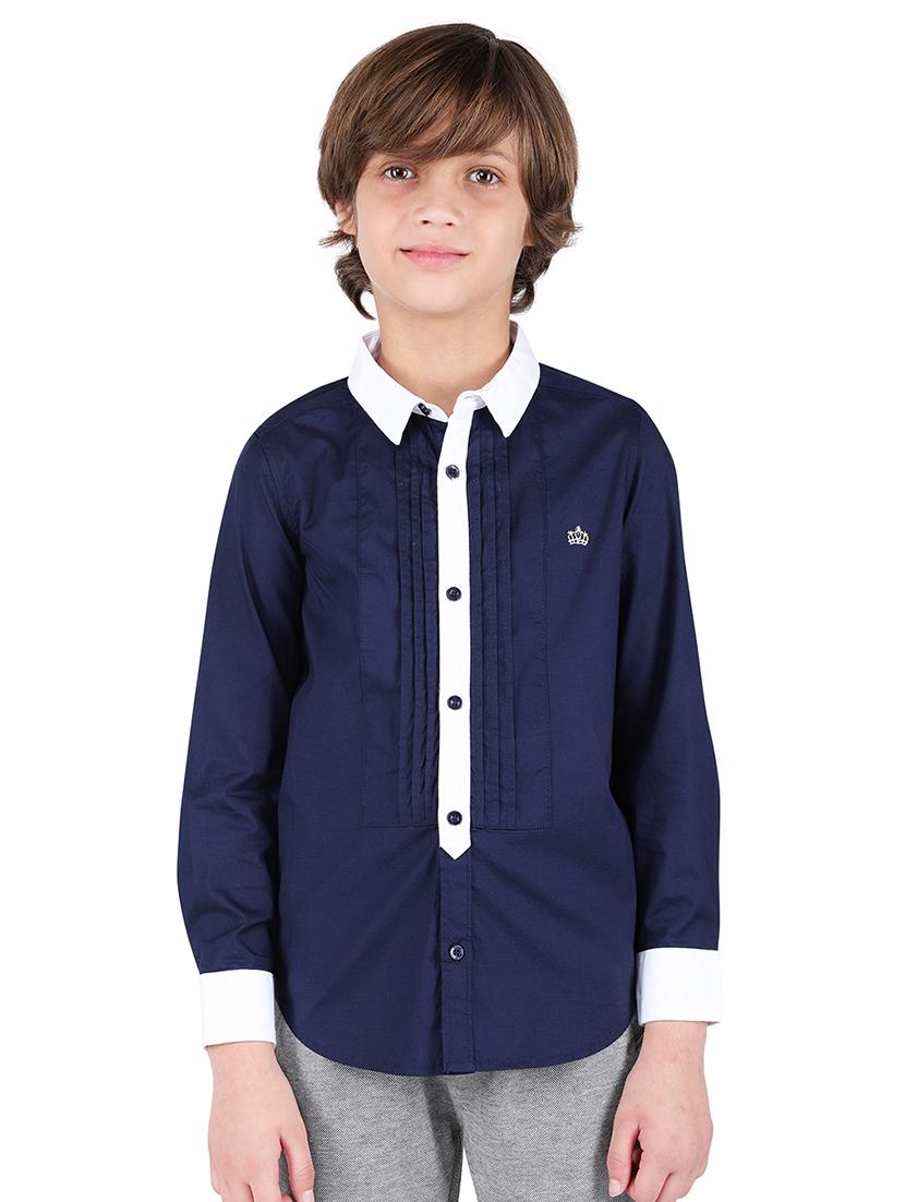 blue cotton shirt - 16650659 - Zoom Image - 1