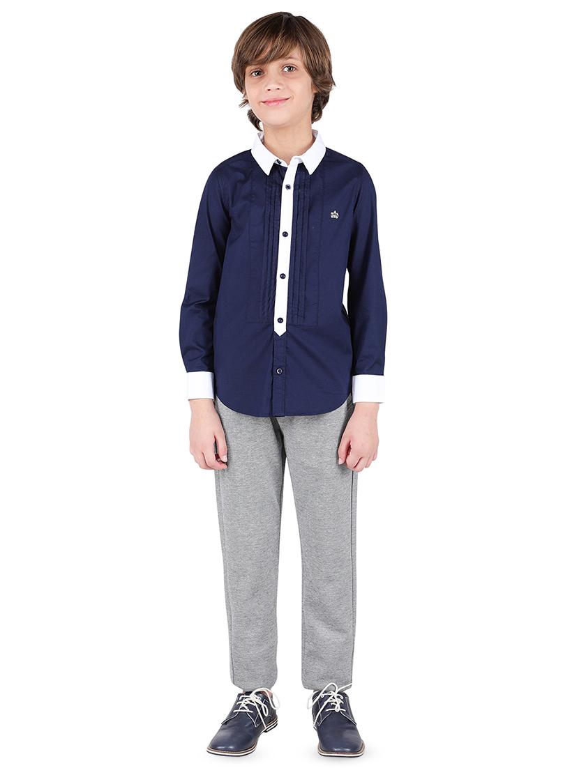 blue cotton shirt - 16650659 - Zoom Image - 4