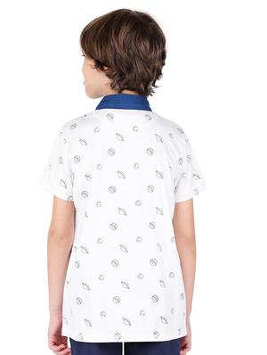 white cotton pocket detail t-shirt - 16650665 - Standard Image - 3