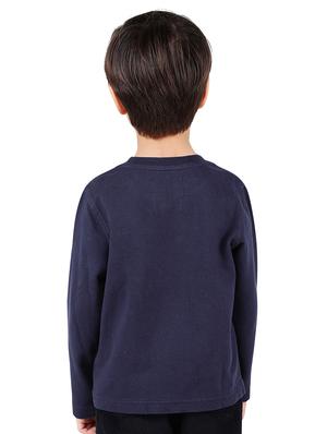 blue cotton crew neck t-shirt - 16650671 - Standard Image - 3