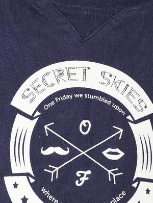 blue cotton crew neck t-shirt - 16650671 - Standard Image - 5
