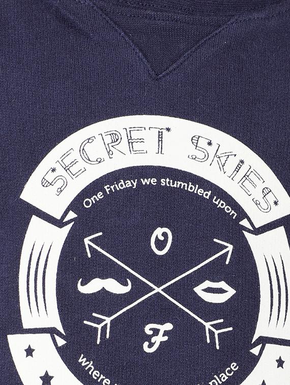 blue cotton crew neck t-shirt - 16650671 - Zoom Image - 5