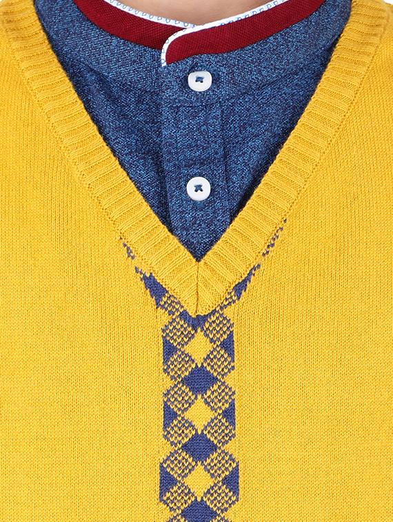 yellow cotton sweater - 16650679 - Zoom Image - 5