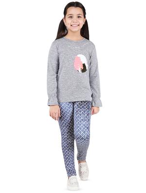 grey crew neck solid top - 16650724 - Standard Image - 4