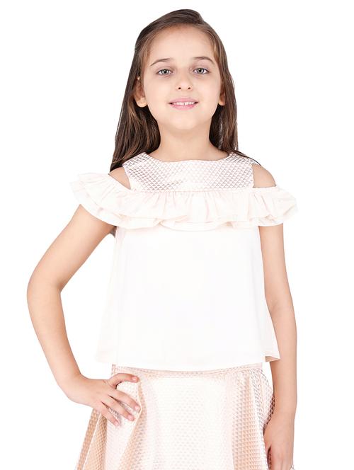 pink polyester regular top - 16650737 - Standard Image - 1