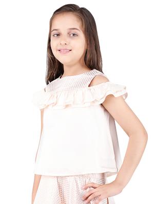 pink polyester regular top - 16650737 - Standard Image - 2