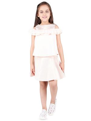 pink polyester regular top - 16650737 - Standard Image - 4