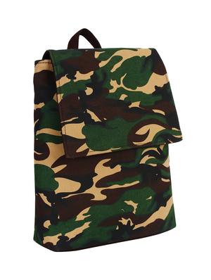 green canvas fashion backpack - 16651072 - Standard Image - 4
