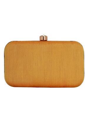 green faux silk box clutch - 16651076 - Standard Image - 2