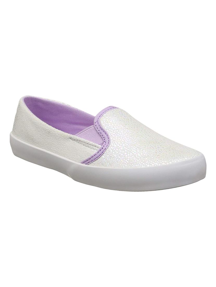white leather slip on casual shoes - 16651448 - Zoom Image - 1