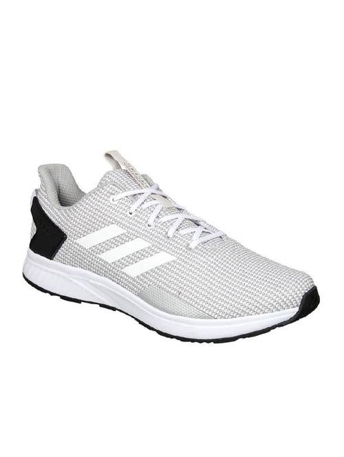 white fabric lace up sport shoes - 16651599 - Very Small Image - 1
