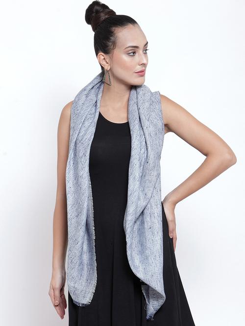 blue rayon scarf - 16653583 - Standard Image - 1